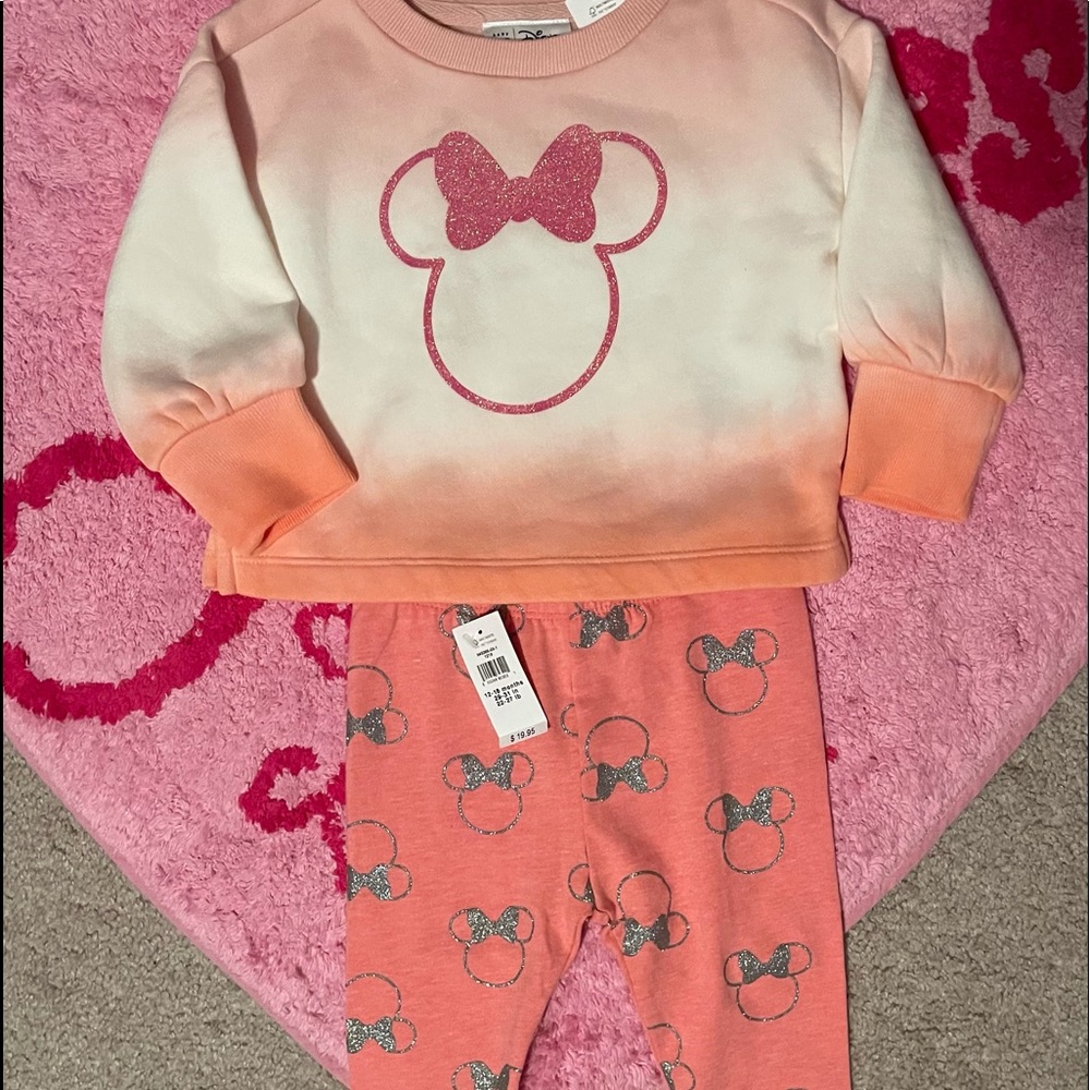 Gap Disney Minnie outfit NWT sizes 12-18 months & 2T available